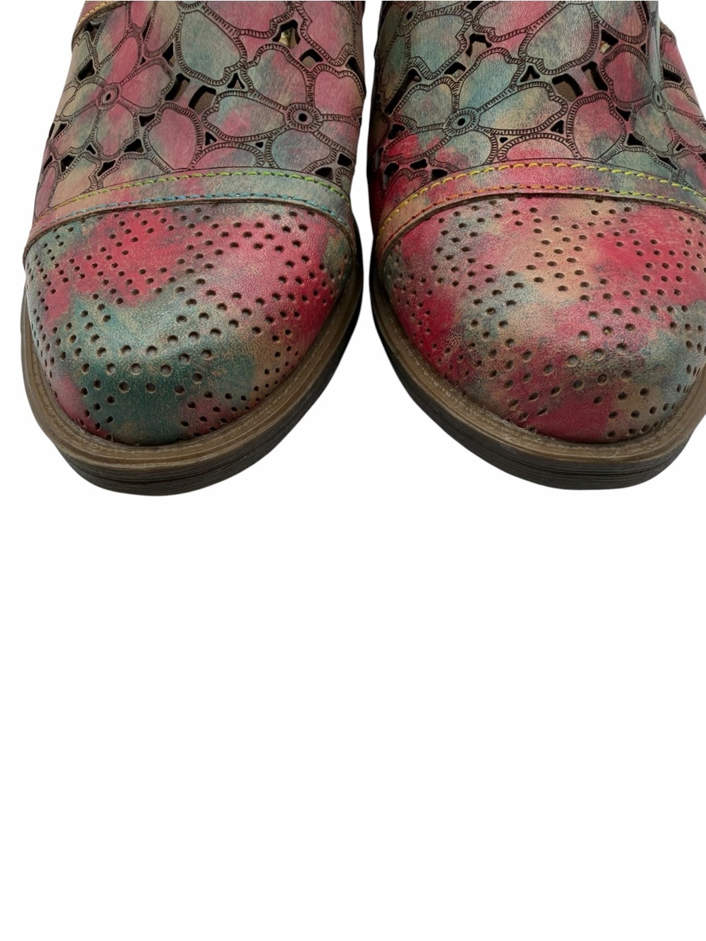L'ARTISTE by Spring Step Rosalinda Leather Mules Size EU: 35 US: 5 Boho Style - Picture 14 of 15